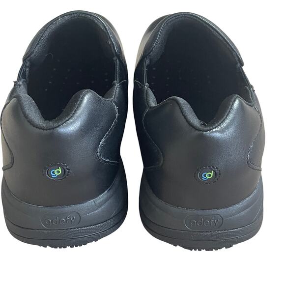 Gdefy by Gravity Defyer Men's Compass 2.0 Slip Resistant Black Leather Size 11 - Picture 5 of 9